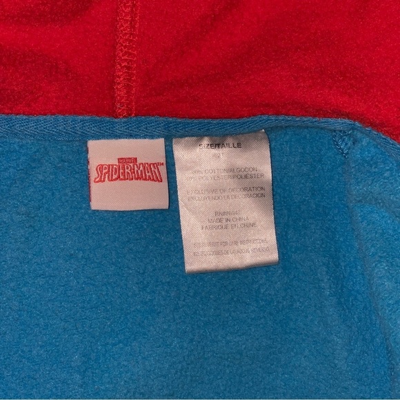MARVEL Spider Man Zip Up Hoodie with Mask | Size 2T - Picture 5 of 5